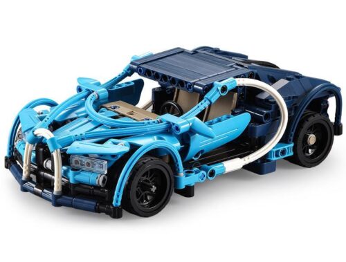 Bộ lắp ráp Siêu xe Blue Phantom CaDA C52015 với động cơ kéo lùi mạnh mẽ, đồ chơi sáng tạo cho bé trai 6 tuổi.