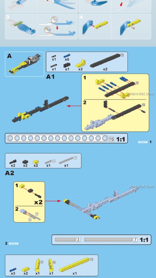 Sách Hướng Dẫn Lắp Ráp Xe Đua Dragster Tốc Độ CaDA C52017, hướng dẫn lắp ráp CaDA 2017 Xe đua Top Fuel, hướng dẫn CaDA 52017 Xe Đua Kéo Lùi, hướng dẫn lắp ghép CaDA C52017 Mô hình xe đua drag