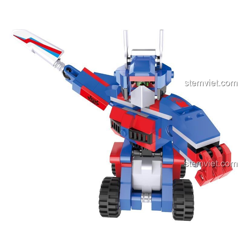 Mô hình Robot Biến Hình Optimus CaDA C52019, đồ chơi sáng tạo cho bé trai 6 tuổi, rèn luyện tư duy.