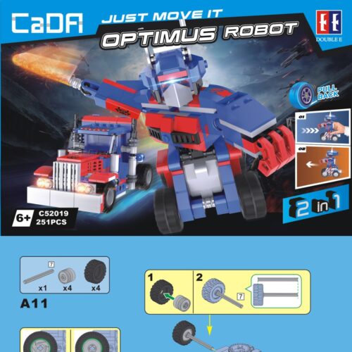 Robot Biến Hình Optimus CaDA C52019 sách hướng dẫn lắp ráp