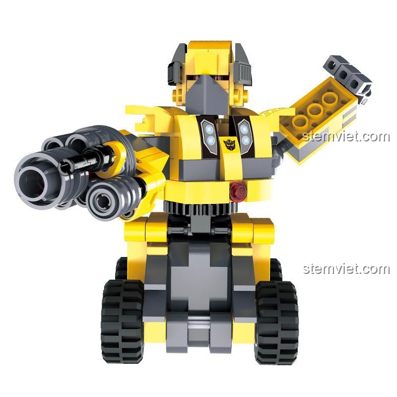 Mô hình Robot Ong Vàng Double Eagle C52020, chi tiết sắc nét, nhiều khớp nối linh hoạt, giúp bé trai 6 tuổi phát triển tư duy sáng tạo.