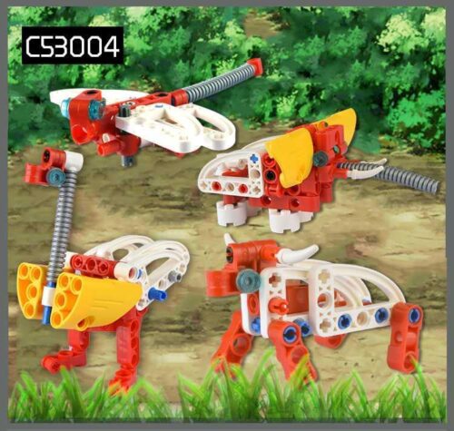 CaDA C53004 bộ đồ chơi khủng long 4 trong 1