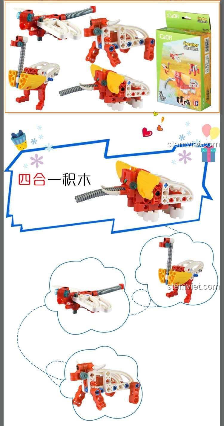 CaDA C53004 bộ đồ chơi sáng tạo