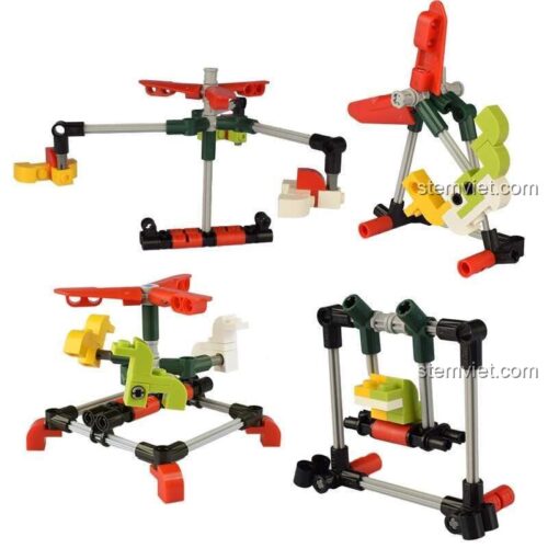 Bộ Lắp Ghép Sáng Tạo CaDA Creator 4 Biến Hình - Các mẫu lắp ráp