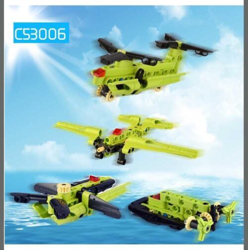 CaDA C53006 Bộ Lắp Ghép Máy Bay 4 Trong 1 Máy bay trực thăng