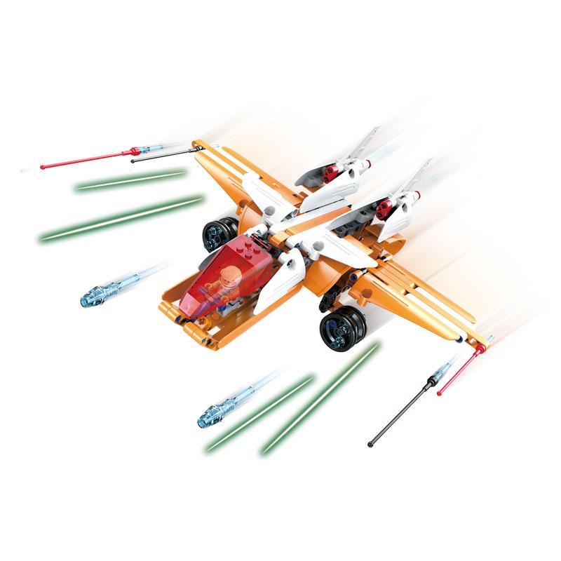 Bộ lắp ráp CaDA C54006 Phi cơ Nhảy không Chiến đội Ngôi sao bắn đạn nhựa cho bé trai 6 tuổi giá tốt