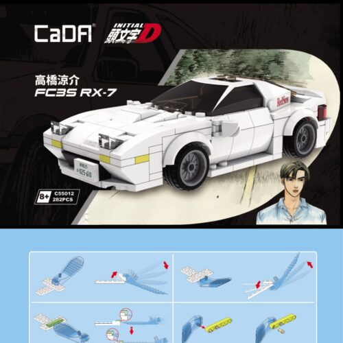 Sách Hướng Dẫn Lắp Ráp CaDA C55012 Xe Mazda FC3S RX-7 - Biểu tượng tốc độ