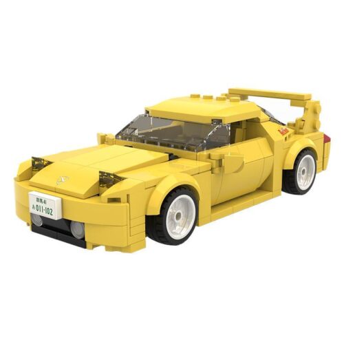 bộ lắp ráp Xe Mazda FD3S RX-7 màu vàng, mô hình chi tiết, dành cho con trai 6 tuổi, giá tốt