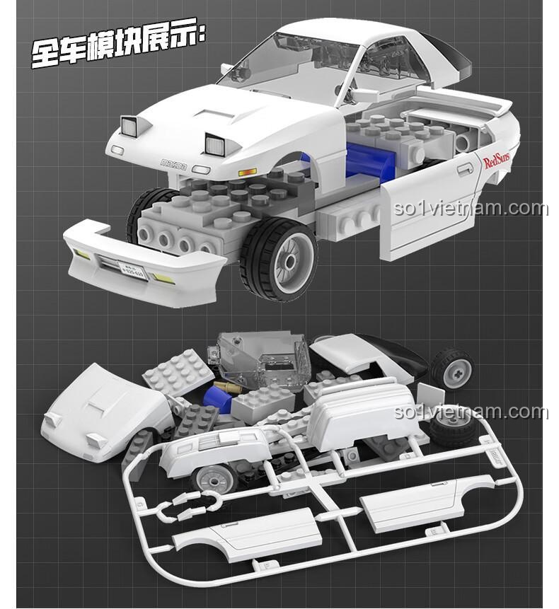 Chi tiết xe Mazda RX-7 FC3S C55016 của CaDA