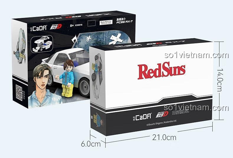 Nhân vật Takahashi Ryosuke được đặt vào trong xe Mazda RX-7 FC3S C55016 của CaDA