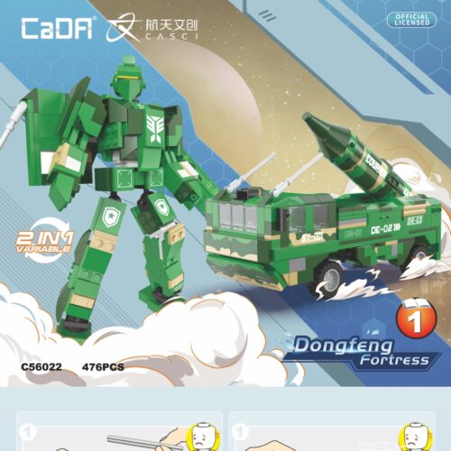 Pháo Đài Đông Phong CaDA C56022 hướng dẫn lắp ráp CaDA C 56022 Pháo Đài Đông Phong