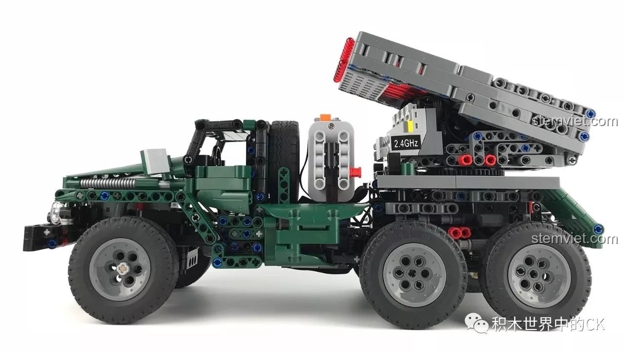 Khả năng mở thùng xe của CaDA C61002 BM-21 Combat Vehicle ở chế độ B.