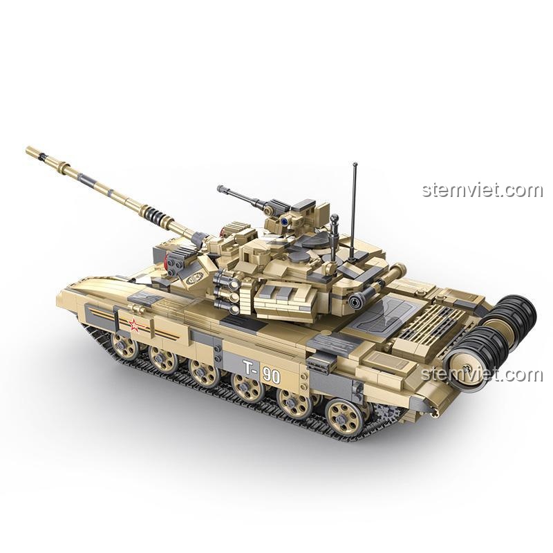 Xe tăng chiến đấu chủ lực T-90 CaDA C61003 góc nhìn từ phía sau