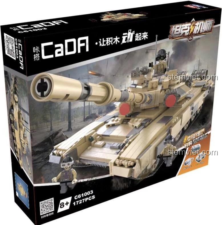 Xe tăng chiến đấu chủ lực T-90 CaDA C61003 và hộp sản phẩm