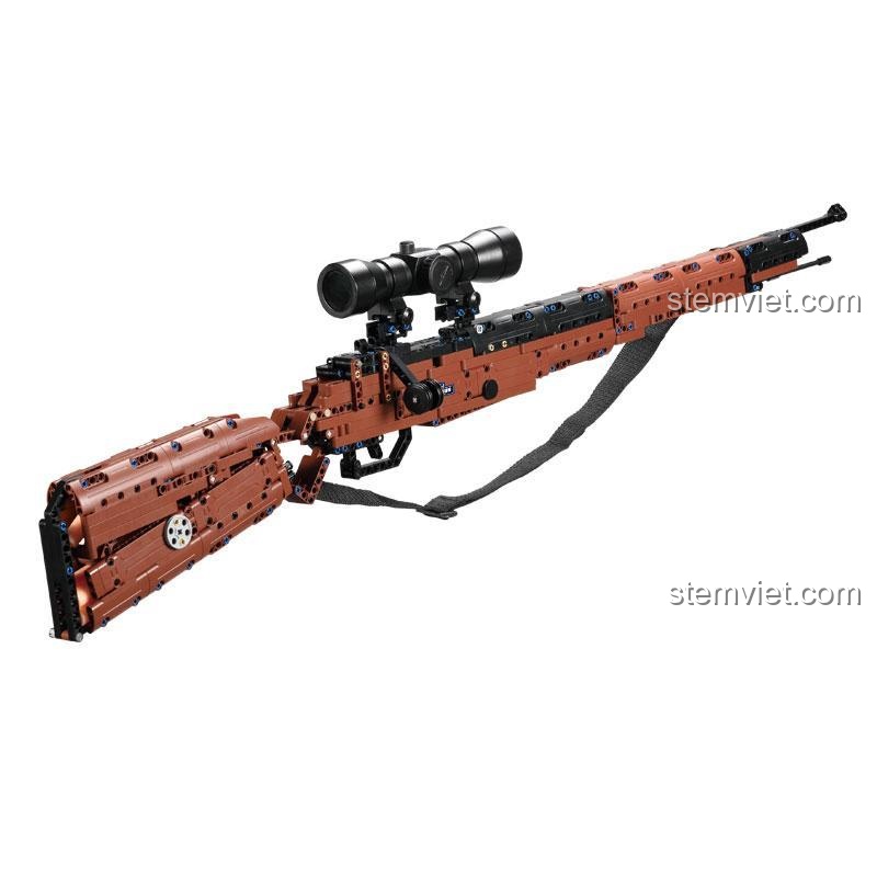 Đồ chơi mô hình Súng Kar98k PUBG CaDA C61010, mô hình súng có dây đeo tiện lợi, phù hợp bé trai 8 tuổi, chất lượng cao.