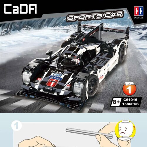 Xe Đua Porsche 919 Hybrid CaDA C61016 hướng dẫn lắp ráp CaDA C61016 Xe Đua Porsche 919 Hybrid