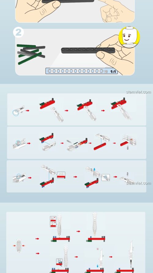Xe Bugatti Blue Phanion CaDA C61028 sách hướng dẫn CaDA 61028 Xe Bugatti Blue Phanion
