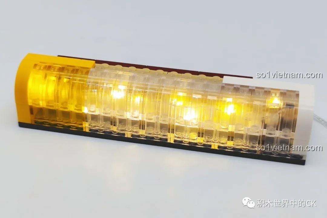 Bảng hiệu của bộ CaDA C61033 Fujiwara Tofu Shop phát sáng