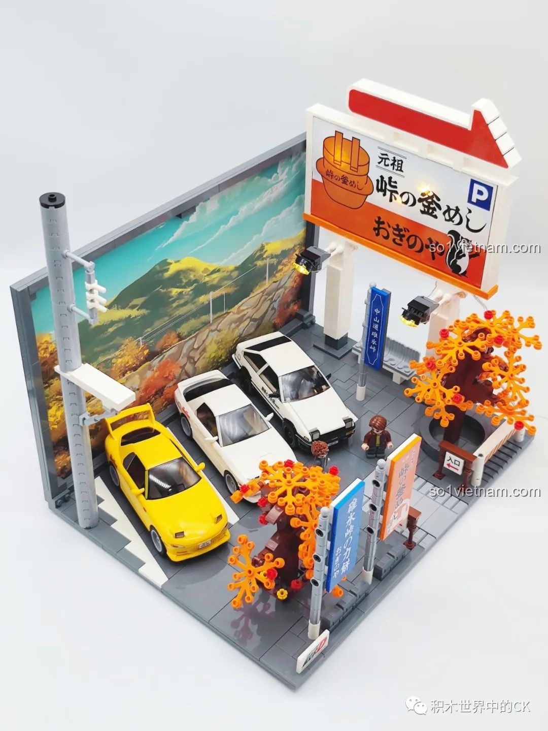 Cận cảnh chi tiết các xe và nhân vật của bộ CaDA C61034 Nakayama-dō 峠の釜めし