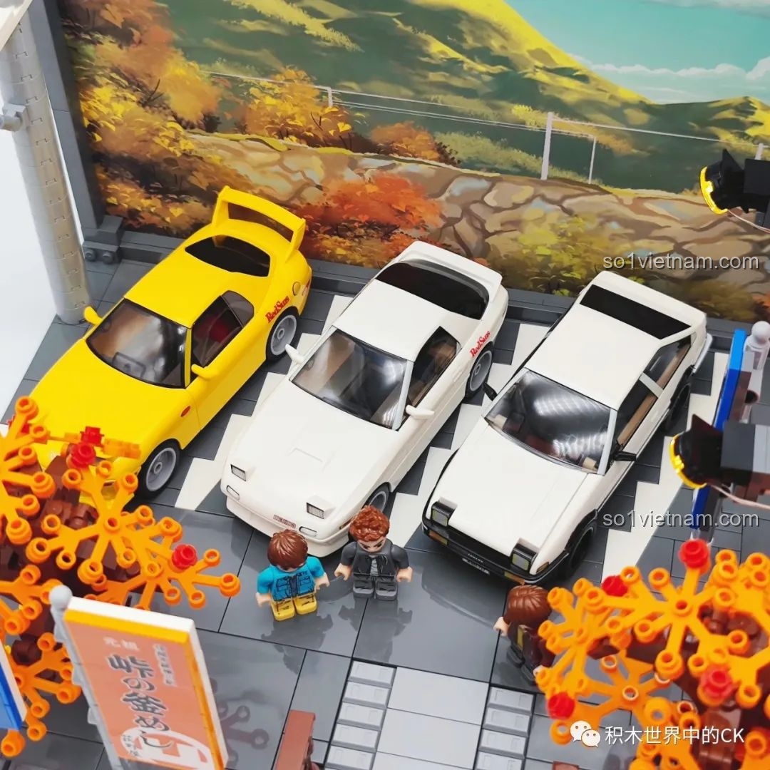 Cận cảnh chi tiết các xe và nhân vật của bộ CaDA C61034 Nakayama-dō 峠の釜めし