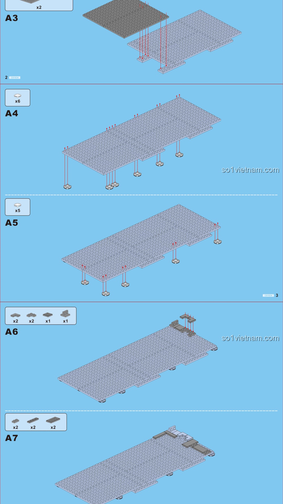 Hướng dẫn lắp ráp CaDA C61034 Bãi đỗ xe theo chủ đề Initial D PDF gốc chất lượng cao
