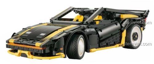 Đồ chơi lắp ghép Double Eagle C63001 Xe Cyber Turbo-V, bộ lắp ráp Siêu xe Cyber Turbo-V, đồ chơi mô hình CaDA C63001, cho bé trai 6 tuổi, chất lượng cao