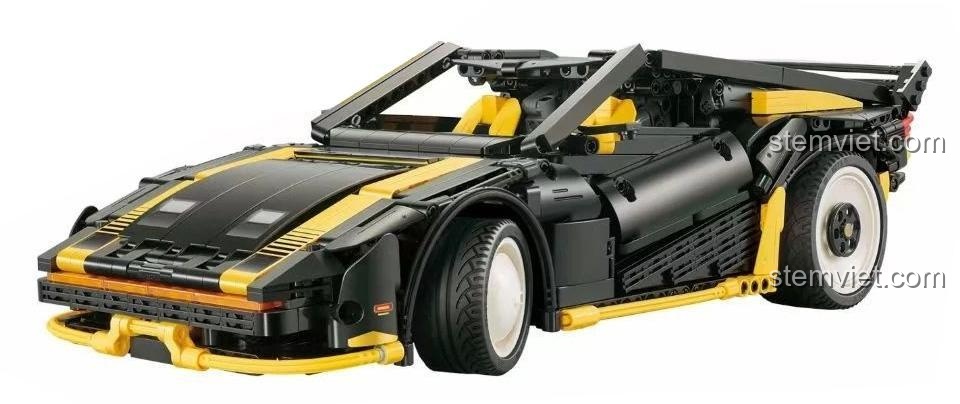 Đồ chơi lắp ghép Double Eagle C63001 Xe Cyber Turbo-V, bộ lắp ráp Siêu xe Cyber Turbo-V, đồ chơi mô hình CaDA C63001, cho bé trai 6 tuổi, chất lượng cao