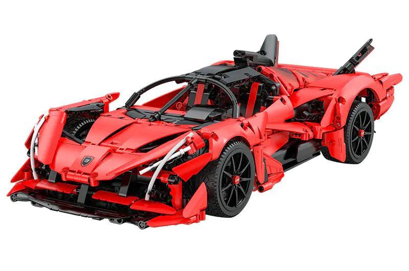 Siêu xe APE C63005 bộ đồ chơi lắp ghép điều khiển từ xa màu đỏ