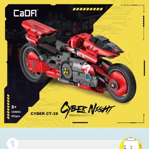Xe máy Cyber CT-3X Cyber Night CaDA C64001 hướng dẫn lắp ráp CaDA C64001 Xe máy Cyber Night