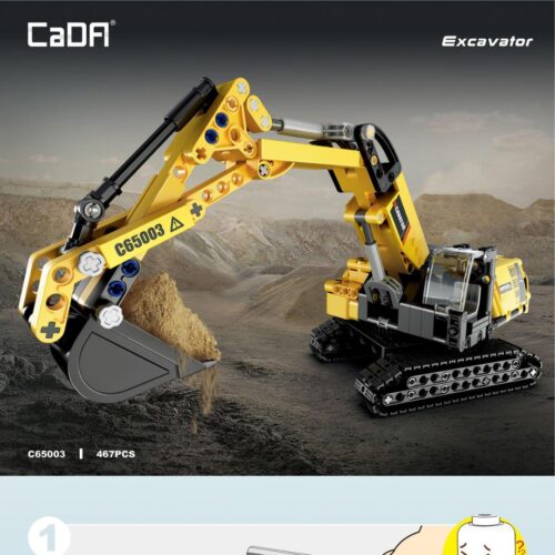 Máy xúc hạng nặng CaDA C65003, Xe công trình hạng nặng CaDA C65003, Máy xúc cỡ lớn CaDA C65003, Xe đào đất CaDA C65003, Máy xúc công trình CaDA C65003, hướng dẫn lắp ráp CaDA 65003 Xe đào đất, hướng dẫn lắp ráp CaDA 65003 Xe công trình hạng nặng, sách CaDA C65003 Máy xúc công trình, sách hướng dẫn CaDA C65003 Xe đào đất