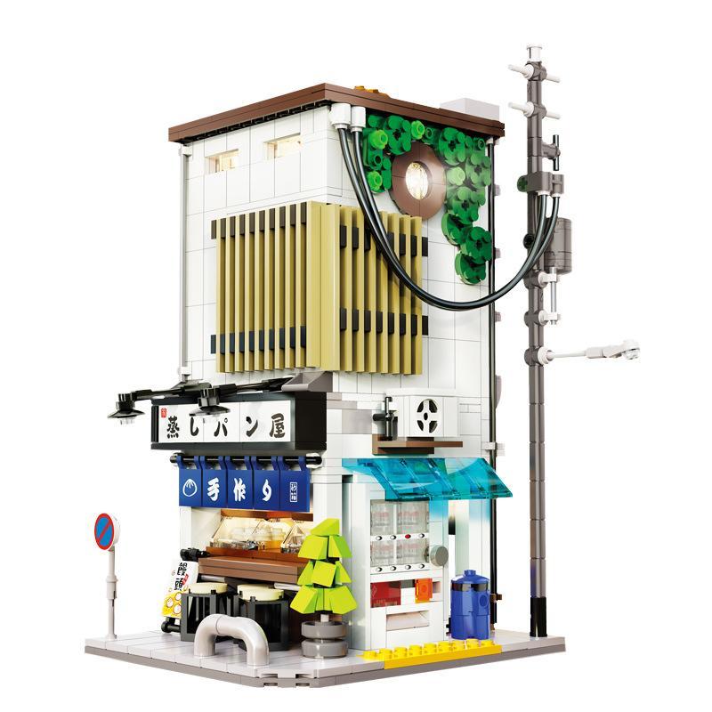 Bộ lắp ghép CaDA C66006 Nhà Bánh Bao Nhật Bản, đồ chơi mô hình kiến trúc tinh xảo có đèn LED, phù hợp cho con trai và con gái 14 tuổi, giá tốt.