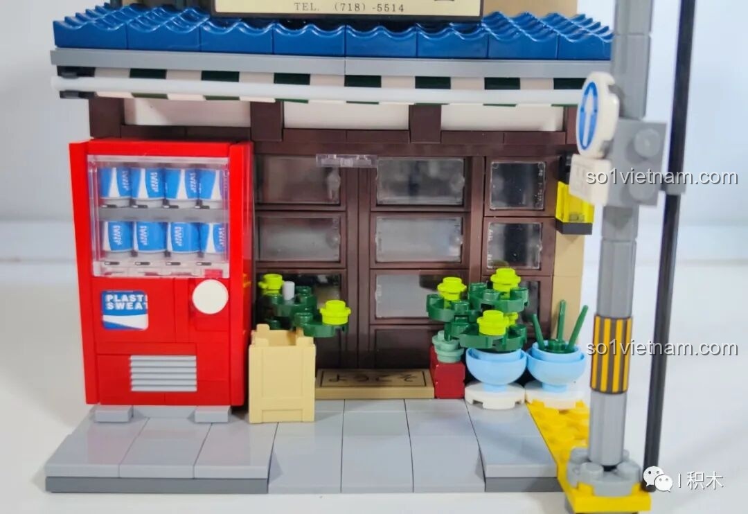 Chi tiết ban công tầng 2 của mô hình CaDA C66010