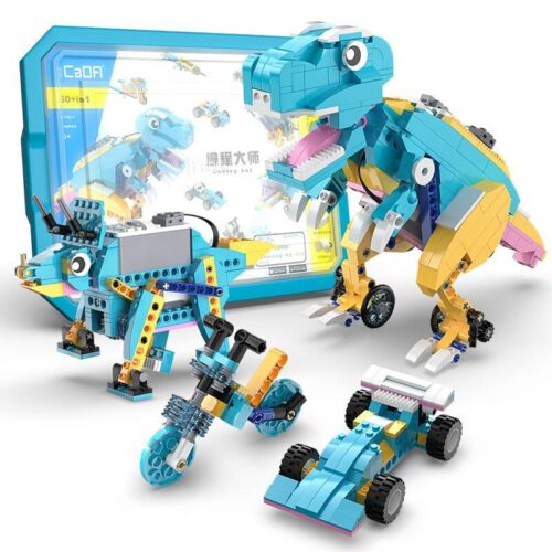 Bộ đồ chơi Robot Lập Trình CaDA C71011 446 mảnh ghép, đồ chơi giáo dục STEM cho bé trai 6 tuổi, giúp phát triển tư duy sáng tạo, giá tốt