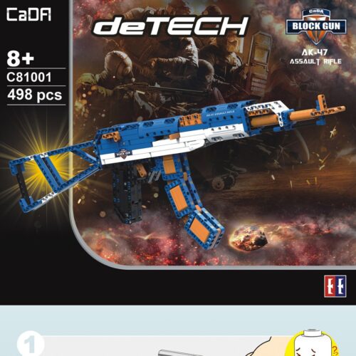 Súng trường tấn công AK-47 CaDA C81001 - Sách lắp ghép CaDA 1001 Súng ráp AK-47 - Hướng dẫn lắp ráp CaDA C81001 Súng AK-47 - Hướng dẫn CaDA C81001 Súng lắp ráp AK-47
