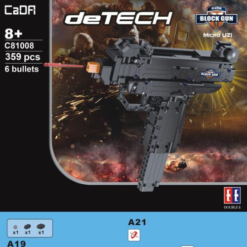 Súng Tiểu Liên UZI Mini CaDA C81008 hướng dẫn lắp ráp CaDA 1008 Súng UZI