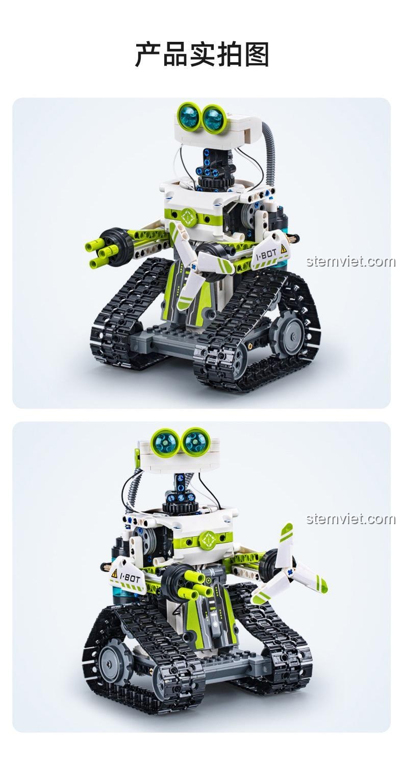 Hình ảnh thực tế Robot thông minh Double Eagle C83001, đồ chơi mô hình Robot thông minh cho bé trai 6 tuổi.