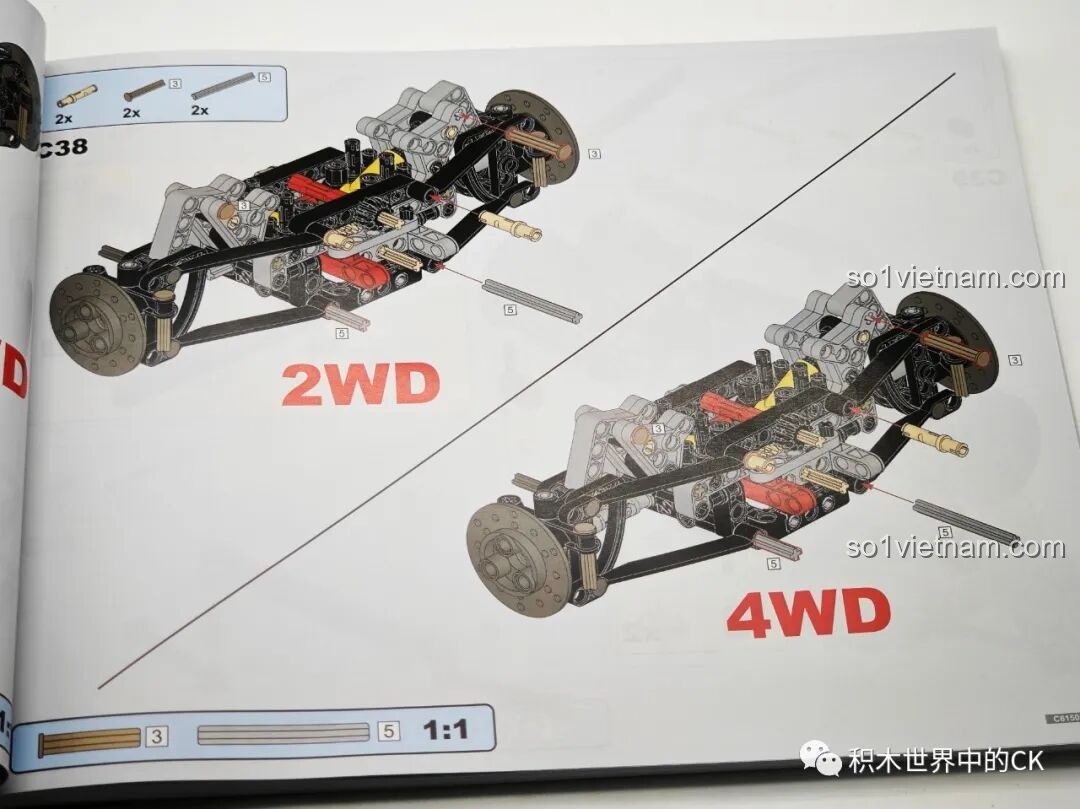 Quá trình lắp ráp bộ đồ chơi CaDA Mercedes-AMG ONE C61503