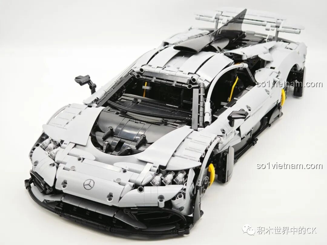 Quá trình lắp ráp bộ đồ chơi CaDA Mercedes-AMG ONE C61503