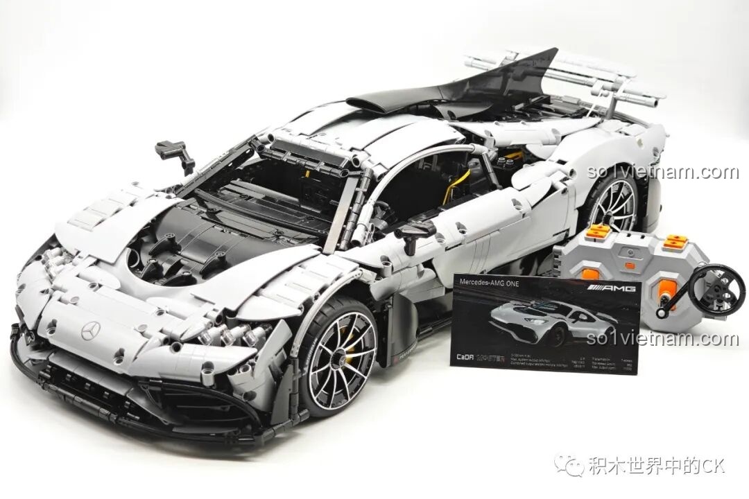 Quá trình lắp ráp bộ đồ chơi CaDA Mercedes-AMG ONE C61503