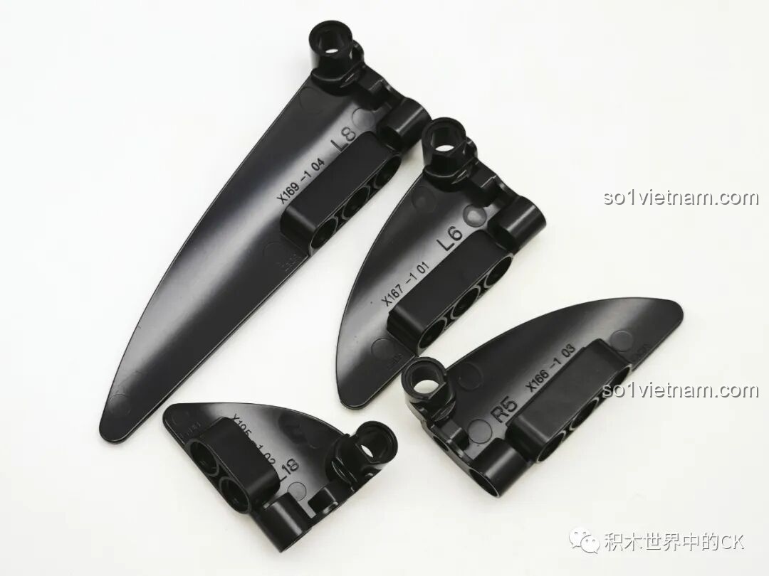 Các mảnh ghép độc đáo của bộ lắp ráp CaDA Mercedes-AMG ONE C61503