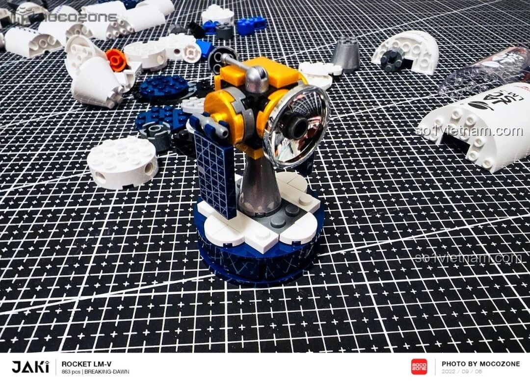 Một phần cấu trúc bên trong khác của tên lửa JAKI JK8501 Tên lửa Bình Minh 5, cho thấy sự phức tạp và sáng tạo trong thiết kế. Cảm nhận JAKI JK8501.