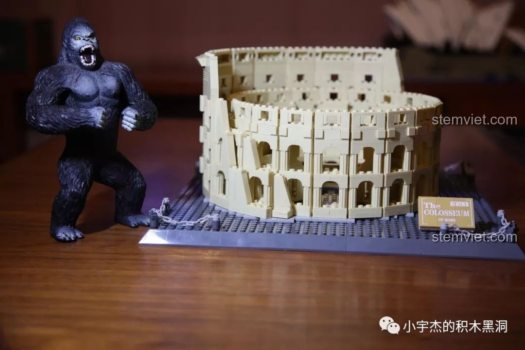 Mô hình WANGE 5225 Đấu trường Colosseum La Mã, lời cảm ơn và hẹn gặp lại từ người đánh giá.