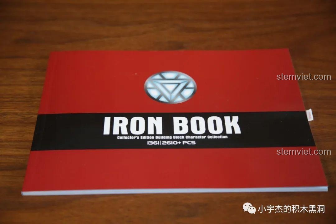Cận cảnh các chi tiết lắp ráp được mạ vàng sáng bóng để nâng cấp bộ Iron Book SY1361.