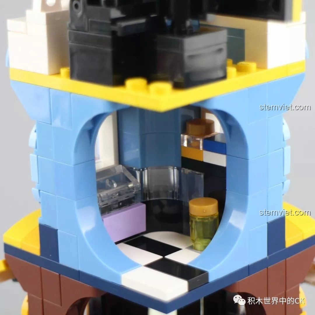 Cận cảnh Cửa Hàng Mỹ Phẩm C0103 và Tiệm Hoa C0104 trong dãy phố Keepplay City Corner, thể hiện sự kết nối hài hòa.