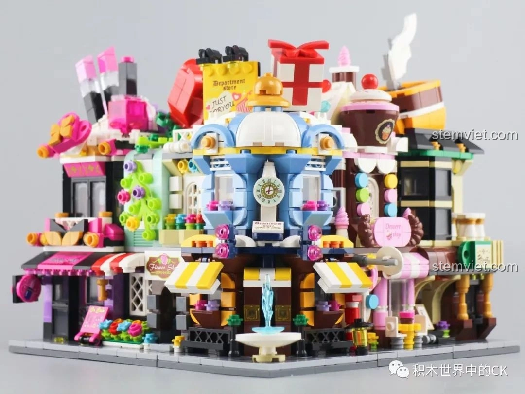 Cận cảnh Trung Tâm Thương Mại C0105 trong dãy phố Keepplay City Corner, thể hiện sự kết nối hài hòa.