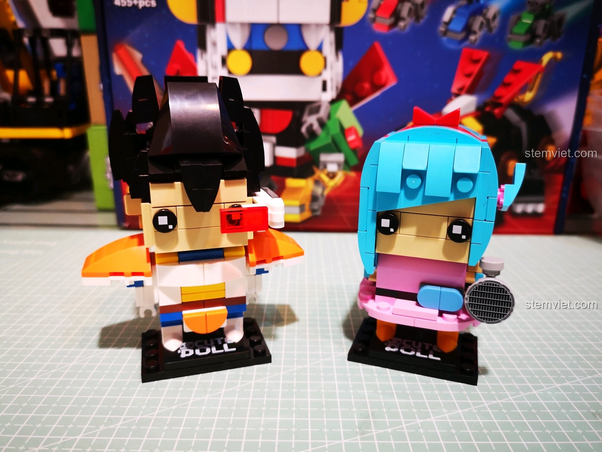 Cặp đôi Bulma và Vegeta từ dòng đồ chơi lắp ráp Decool chất lượng cao giá tốt, một bộ sưu tập đáng giá.