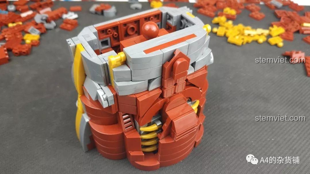 Cấu trúc khung bên trong của Găng Tay Nano SY1400, sử dụng các kỹ thuật lắp ráp thông minh để tạo sự vững chắc.