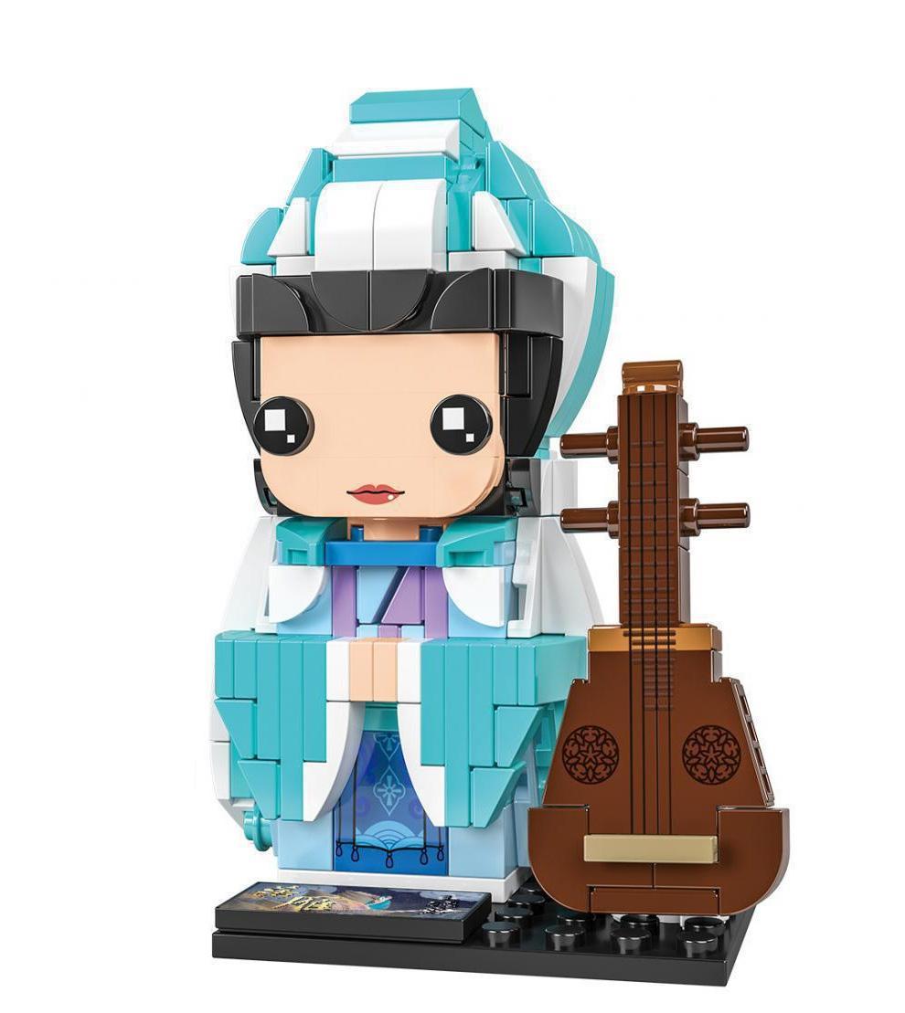 Bộ lắp ghép CAYI 10076 Tứ Đại Mỹ Nhân Vương Chiêu Quân mô hình