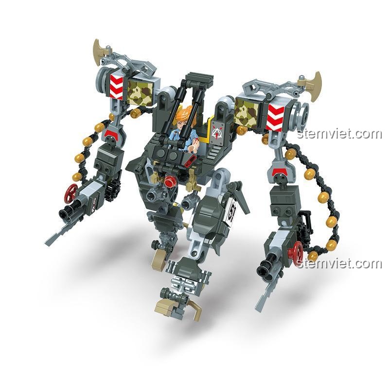 Mô hình Robot chiến đấu CAYI 1905, giáp chiến đấu hầm hố với chi tiết sắc nét, đồ chơi lắp ráp lý tưởng cho bé trai.