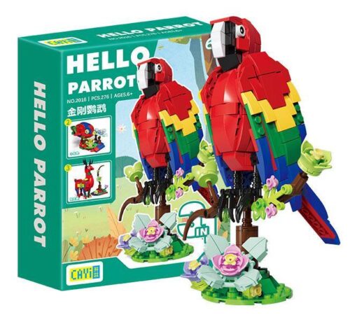 bộ lắp ghép Vẹt Macaw CAYI, đồ chơi lắp ráp Cá CAYI 2016, mô hình 3 trong 1 cho bé trai bé gái 6 tuổi, giá tốt